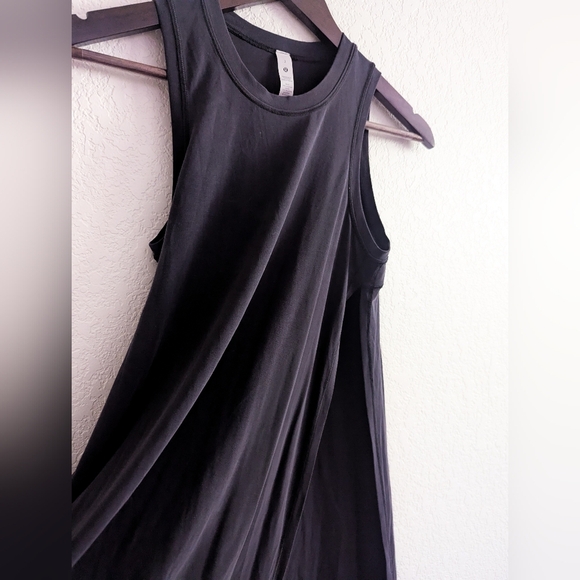 Lululemon Black Side Slit Tank Dress - Picture 1 of 5